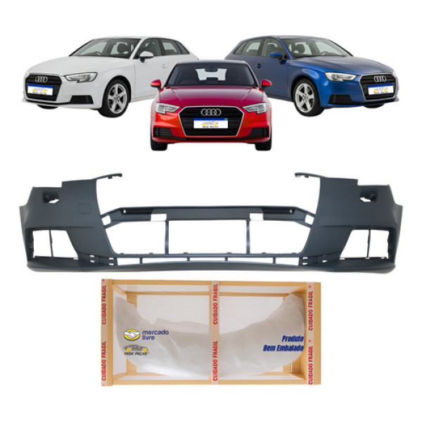 Parachoque Audi A3 Sportback 2016 2017 2018 2019 Cinza