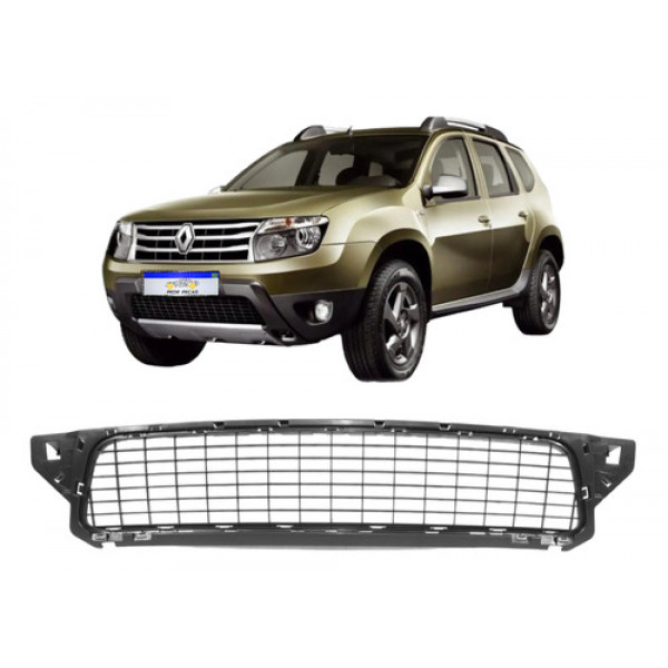 Grade Inferior Duster 2011 2012 2013 2014 2015 Novo - Preto