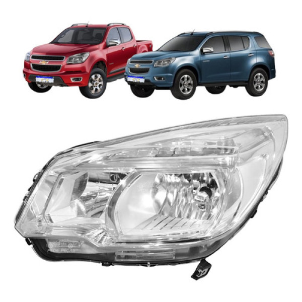 Farol Chevrolet S10 Trailblazer Lt Ls 2012 A 2016 Novo Le