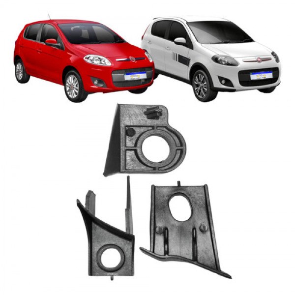 Kit Garra Farol Fiat Palio 2012 2013 2014 2015 2016 17 18 Ld