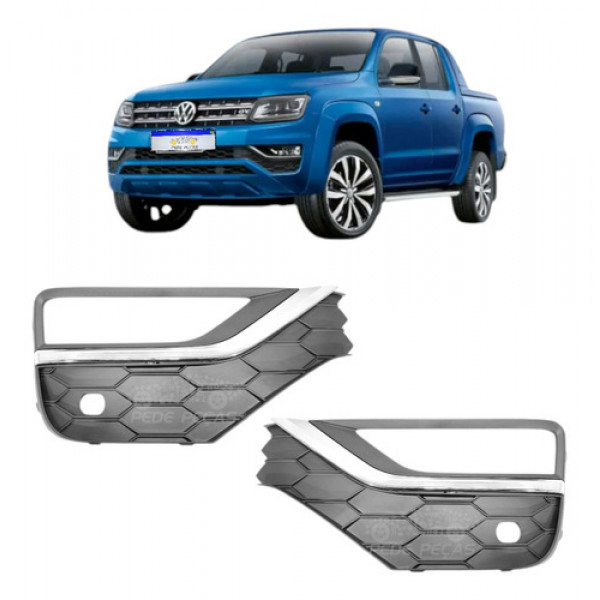 Par Moldura Vw Amarok 2017 2018 2019 2020 2021 2022 2023 24