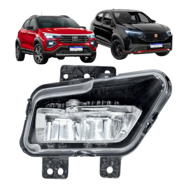 Farol Milha Auxiliar Neblina Fiat Pulse 2021 A 25 C/ Led Ld