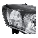 Farol Fiat Idea 2010 2011 2012 2013 A 2016 Mascara Negra Ld