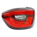Par Sinaleira Traseira Fiat Toro 2016 A 2025 C/led Ambos Lados Vermelho