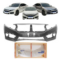Parachoque Dianteiro Honda Civic G10 2017 2018 2019 Novo Preto
