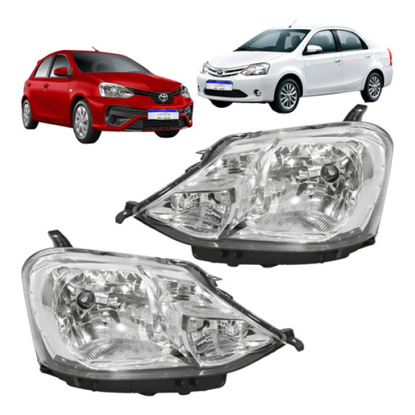 Farol Toyota Etios 2013 2014 2015 2016 2017 2018 2019 Novo