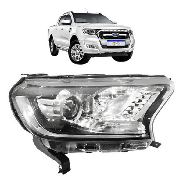 Farol Ford Ranger 2017 2018 2019 2020 2021 2022 2023 Ld Direito/passageiro Farol Ford Ranger 2017 2018 2019 2020 2021 2022 2023 Ld Direito/passageiro
