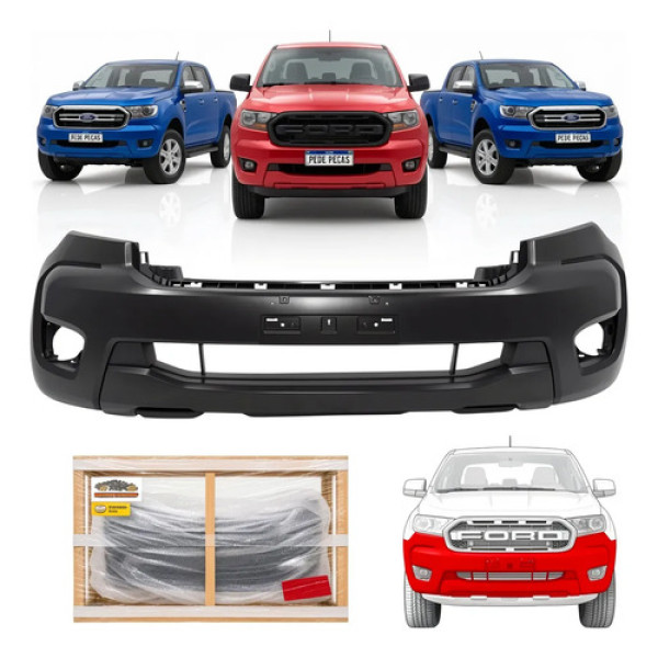 Parachoque Dianteiro Ford Ranger 2020 2021 2022 2023 Novo Preto