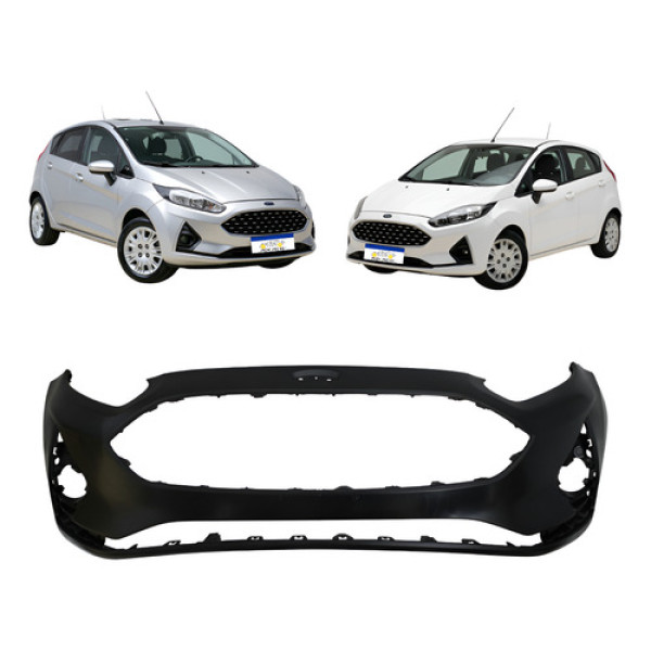 Para-choque Dianteiro Ford Fiesta Kinetic 2018 A 2019 Novo Preto