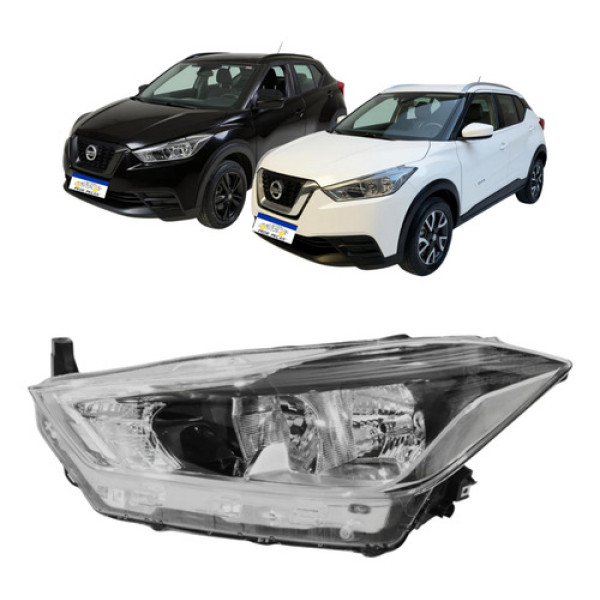 Farol Nissan Kicks 2017 2018 2019 2020 2021 Novo L.e