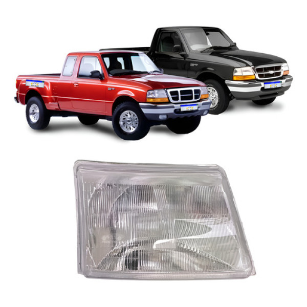 Farol Ford Ranger 1998 1999 2000 2001 2002 2003 2004 Novo Ld - Direito/passageiro