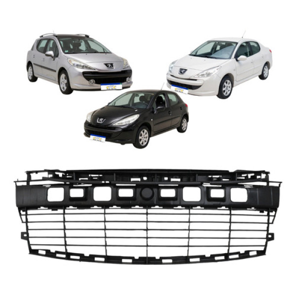 Grade Para-choque Inferior Peugeot 207 2008 2009 A 2015 