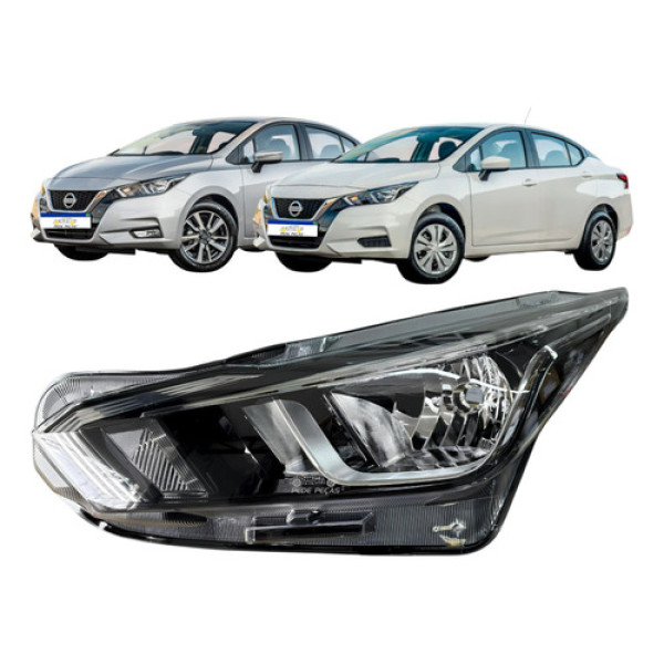 Farol Esquerdo Nissan Versa 2021 2022 A 2025 Sense Advance