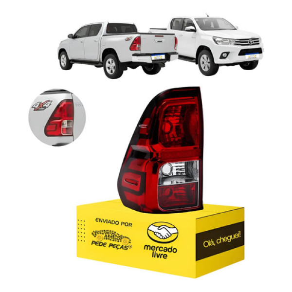 Lanterna Sinaleira Hilux 2016 A 22 23 24 25 2026 C/avaria Le Esquerdo/motorista