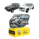 Farol Esquerdo Renault Duster Oroch 2016 A 2020 Cupula Azul Esquerdo/motorista