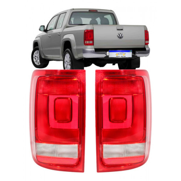 Lanterna Vw Amarok 2010 2011 2012 2013 2014 A 24 Bicolor Par