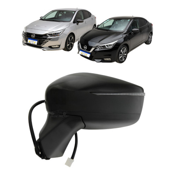 Retrovisor Esquerdo Elétrico Versa 2021 2022 A 2025 C/pisca  Esquerdo