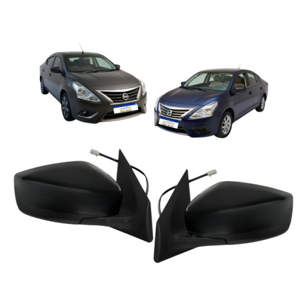 Retrovisor Nissan Versa 2016 A 2018 Elétrico S/pisca Par