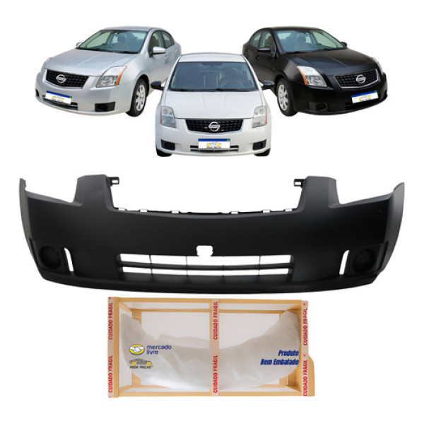 Parachoque Nissan Sentra 2008 2009 2010 3 Américas Full S Sl Preto