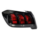 Lanterna Peugeot 208 2021 2022 2023 2024 L.e Griffe Allure Esquerdo/motorista Vermelho/preto