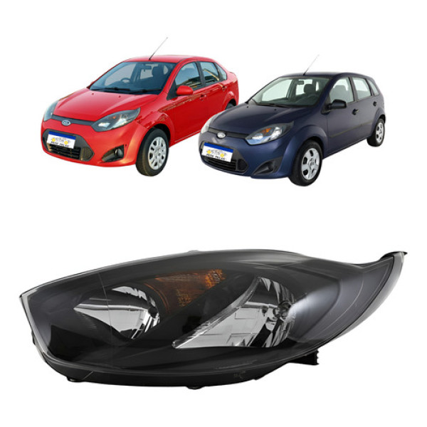Farol Fiesta Rocam 2010 2011 A 2014 Mascara Negra Novo Esquerdo/motorista Farol Fiesta Rocam 2010 2011 A 2014 Mascara Negra Novo Esquerdo/motorista