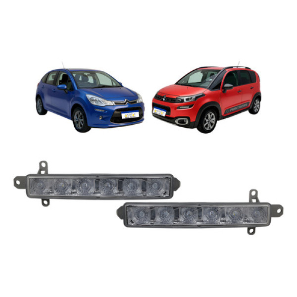 Daylight Citroen Aircross 2016 A 2021 C3 2013 A 2021 Par Led