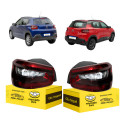 Par Lanterna Traseira Citroen C3 2022 2023 2024 2025 2026 Ambos Lados Vermelho