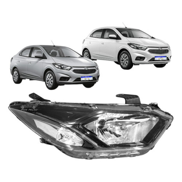 Farol Onix Prisma Ltz Activ 2017 2018 A 2021 C/led Novo Ld