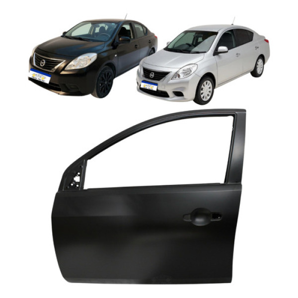Porta Le Dianteira Nissan Versa 2012 2013 2014 2015 S Sv Sl