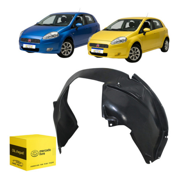 Parabarro Dianteiro Punto 2007 2008 2009 2010 11 12 2013 L.e