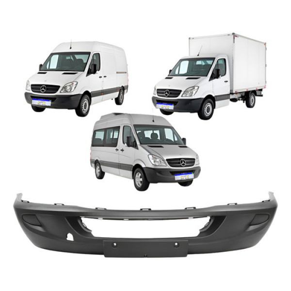 Parachoque Dianteiro Sprinter 2012 2013 2014 2015 16 S/furo Preto