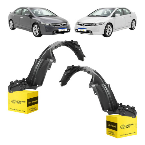 Par Parabarro Honda New Civic 2007 2008 2009 2010 2011