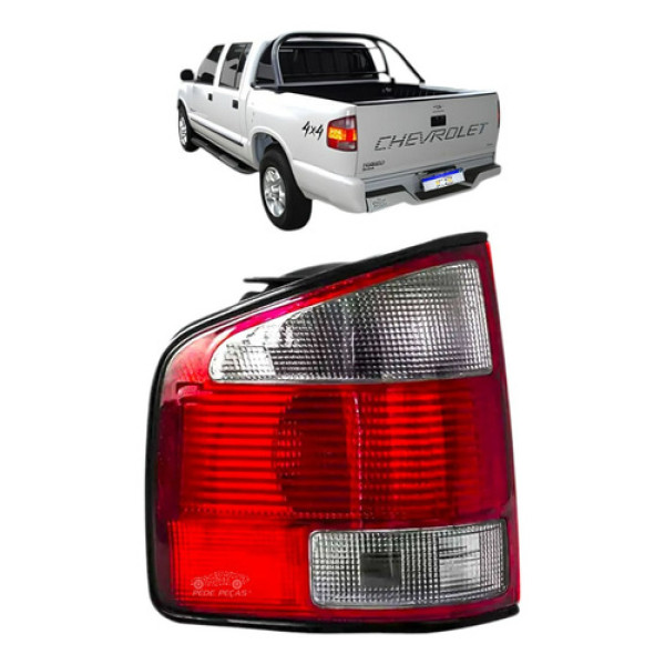 Lanterna Chevrolet S10 1995 1996 1997 1998 1999 2000 Fume Le