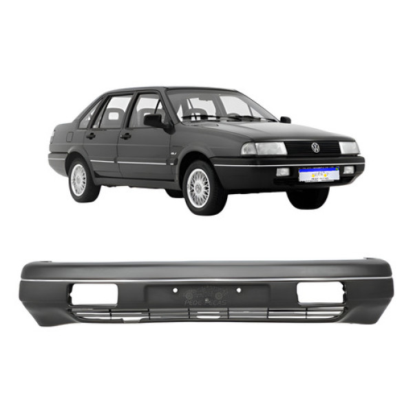 Parachoque Dianteiro Vw Santana 1991 1992 1993 1994 A 1998 Preto