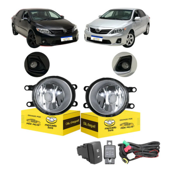 Kit Par Milha Toyota Corolla 2009 2010 2011 2012 2013 A 2018