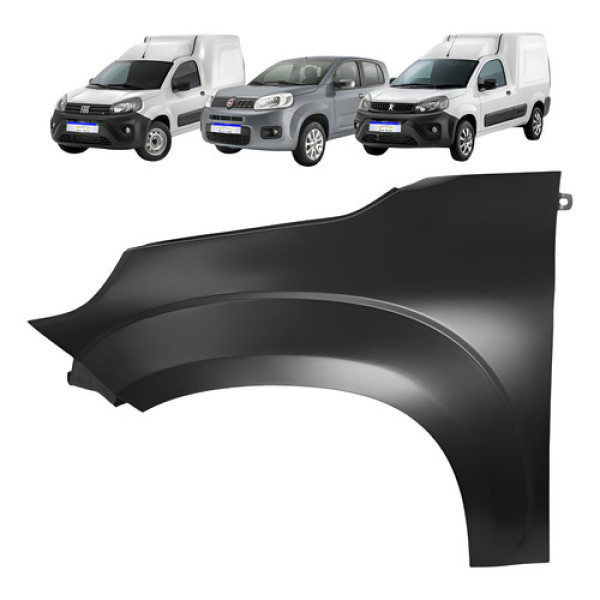 Paralama Uno Fiorino Partner 2016 2017 2018 2019 A 2023 Le Cor Esquerdo Motorista