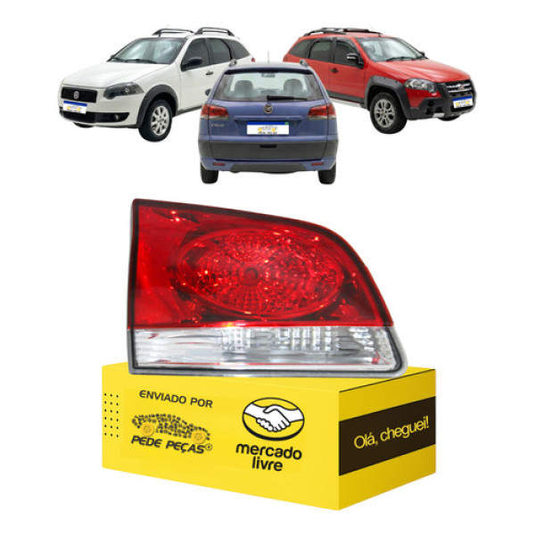 Lanterna Tampa Palio 2009 10 11 12 13 14 15 16 17 18 A 20 Le Esquerdo/motorista Vermelho