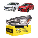 Farol Le Nissan Sentra 2017 2018 2019 2020 Sv S Sl - Esquerdo/motorista