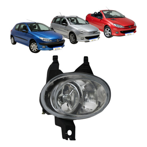 Milha Farol Peugeot 206 1998 1999 2000 A 2008 Boquinha Novo