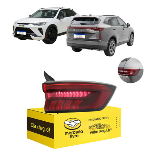 Lanterna Sinaleira Canto Haval H6 Gt 2023 A 2026 L.d Nova Direito/passageiro Vermelho