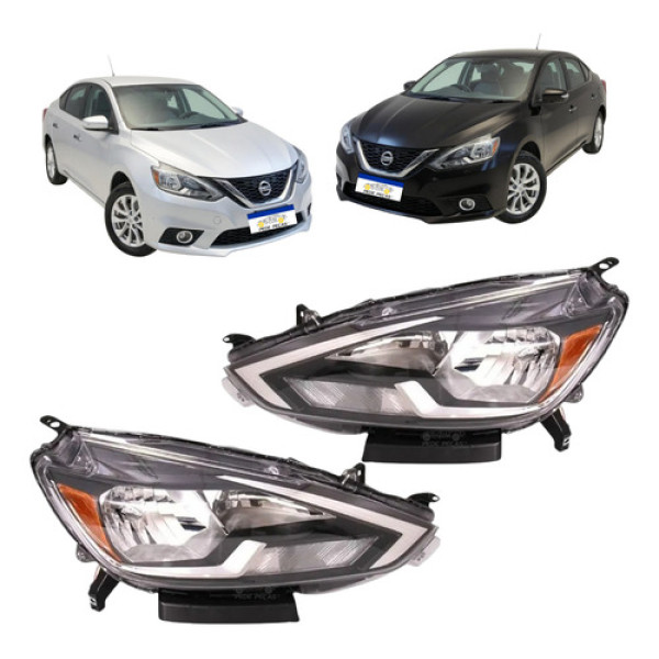 Par Farol Nissan Sentra 2017 2018 2019 A 2020 Sv S Sl