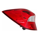 Lanterna Traseira Ford Ka Hatch 2019 2020 2021 Cristal Le Esquerdo/motorista Vermelho Cristal
