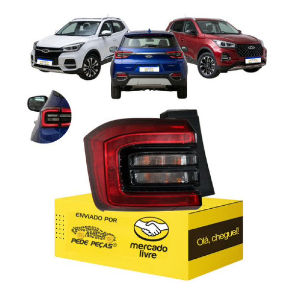 Lanterna Sinaleira Chery Tiggo 5x 2023 2024 2025 2026 L.e Esquerdo/motorista Vermelho