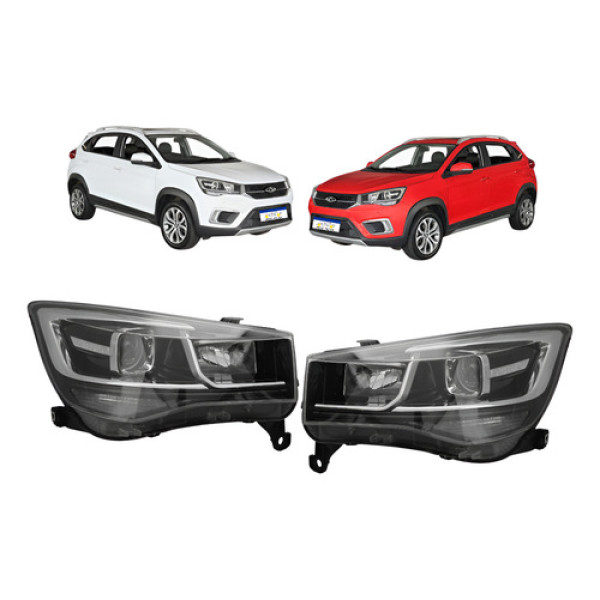 Par Farol Chery Tiggo 2 2018 2019 2020 A 2022 Eletrico Novo - Ambos Lados