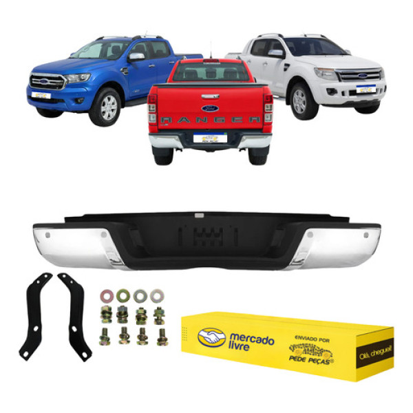 Parachoque Traseiro Ranger 2013 A 2019 2020 2021 2022 2023