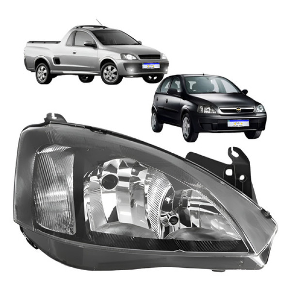 Farol Corsa Montana 2003 2004 2005 2006 2007 2008 A 2012 Ld Direito Farol Corsa Montana 2003 2004 2005 2006 2007 2008 A 2012 Ld Direito