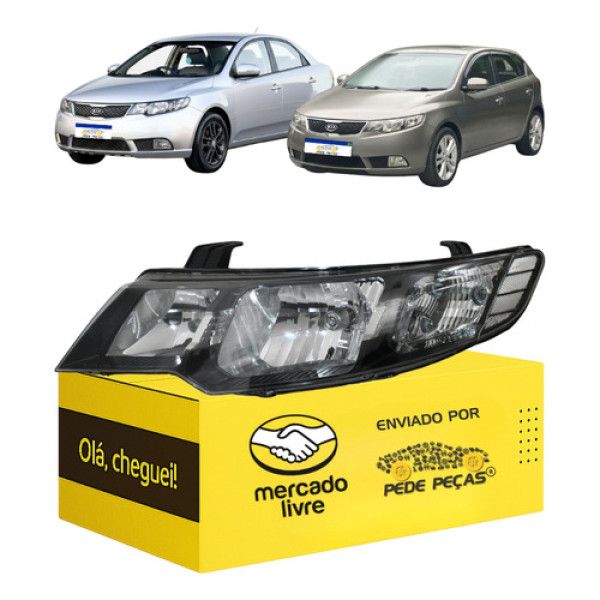 Farol Sinaleira Esquerdo Kia Cerato 2009 2010 2011 2012 2013 Esquerdo/motorista