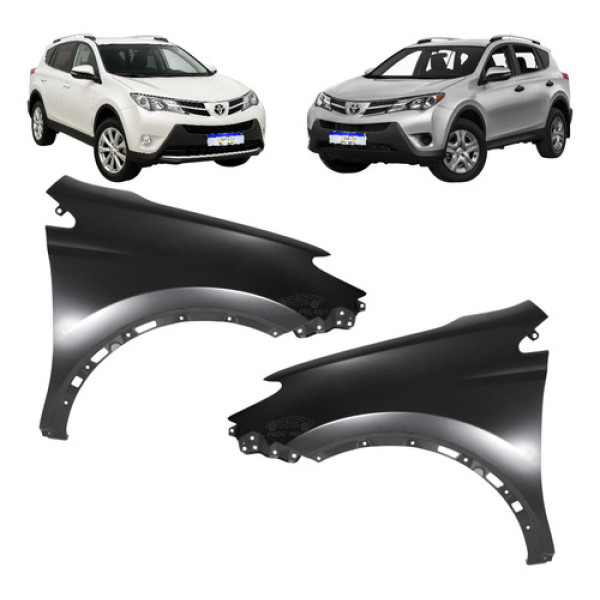 Par Paralama Toyota Rav4 2013 2014 2015 A 2018 Dianteiro Top