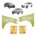 Par Paralama Fiat Palio 2010 A 2012 Siena 2009 A 2016 Novo
