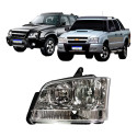 Farol S10 Blazer 2001 2002 2003 2004 2005 2006 2007 A 11 Le - Esquerdo/motorista